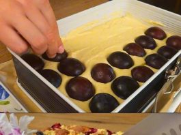 KOLAČ ZA 15 MINUTA…Francuski kolač od šljiva je veoma sočan i topi se u ustima…