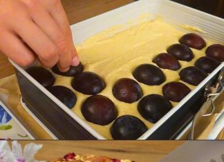 KOLAČ ZA 15 MINUTA…Francuski kolač od šljiva je veoma sočan i topi se u ustima…