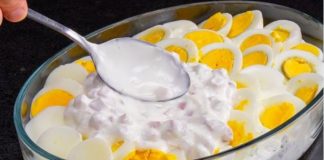 SAČUVAJTE OVAJ RECEPT, TREBAĆE VAM: Lako i brzo se pravi, a bolja je od ruske – salata sa jogurtom, jajima i šunkom