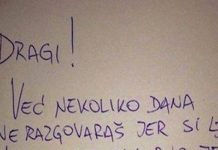 Muž se danima ljutio na ženu, ona mu na kraju napisala poruku koju će zauvek zapamtiti
