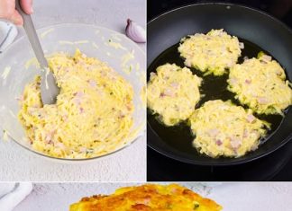 Pripremite brzu večeru za manje od 10 minuta! 🍳🧀🥔 Jednostavno spojite krumpir, jaja, šunku i brašno i vaš obrok će biti potpun!