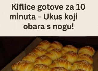 Prekrasne kiflice pripremljene za samo 10 minuta.