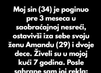 “Izbacila sam snaju i unuke nakon smrti mog sina – moja kuća nije besplatan hotel.”