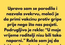 Odbijam ugroziti zdravlje svoje novorođene bebe