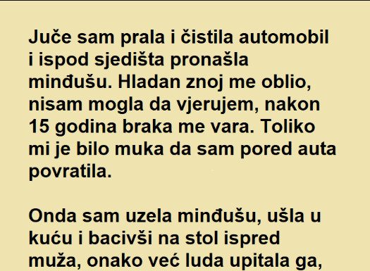 Čistila automobil i ispod sedišta pronašla minđušu ali pravi ŠOK je tek USLEDIO!