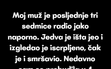 Probudio me alarm u 4 ujutro — htjela sam pripremiti doručak svom vrijednom mužu — a završila sam tako što sam podnijela zahtjev za razvod.