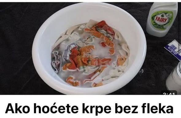 Ako hoćete krpe bez fleka bijele kao snijeg potopite ih u OVU tečnost!