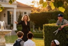 Milijunaš se pretvarao da je vrtlar i vidio kako crna sluškinja štiti njegovu…