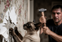 Mačka je histerično grebala po zidu spavaće sobe svake noći: Vlasnik je srušio zid da je ućutka i pronašao kutiju koja je rešila misteriju nestanka njegove majke.