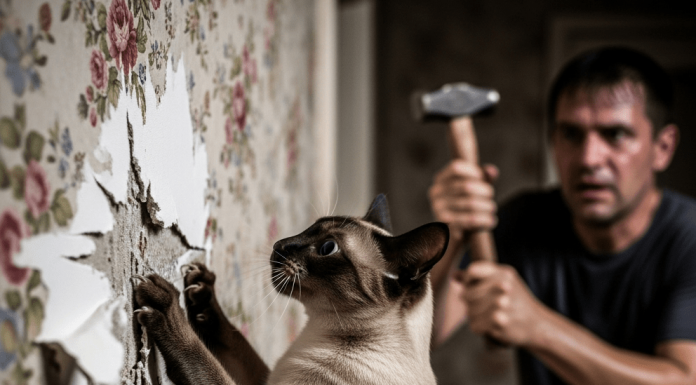 Mačka je histerično grebala po zidu spavaće sobe svake noći: Vlasnik je srušio zid da je ućutka i pronašao kutiju koja je rešila misteriju nestanka njegove majke.