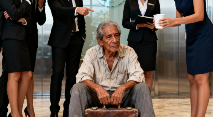 „JA SAM NOVI VLASNIK TVRTKE“, REKAO JE ČOVJEK U STAROJ ODJEĆI… RUGALI SU MU SE. KAZNA JE STIGLA!