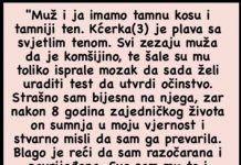 ‘Muž želi uraditi test da utvrdi očinstvo’