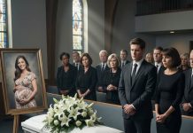 Muškarac je doveo ljubavnicu na sahranu svoje trudne supruge — a onda je advokat otvorio njen testament i otkrio istinu