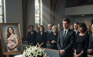 Muškarac je doveo ljubavnicu na sahranu svoje trudne supruge — a onda je advokat otvorio njen testament i otkrio istinu