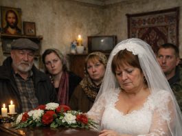 Na sahrani mog muža, kada su pored kovčega stajali rođaci, naša deca i unuci, oplakujući pokojnika, vrata su se iznenada otvorila i u prostoriju je ušla meni nepoznata žena u venčanici