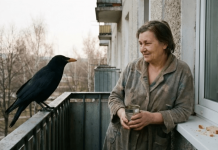 Žena je svakog dana šest godina hranila istog vranu na svom balkonu: ali jednog dana ptica jednostavno nije došla, a ubrzo je žena saznala strašnu istinu 😢😲