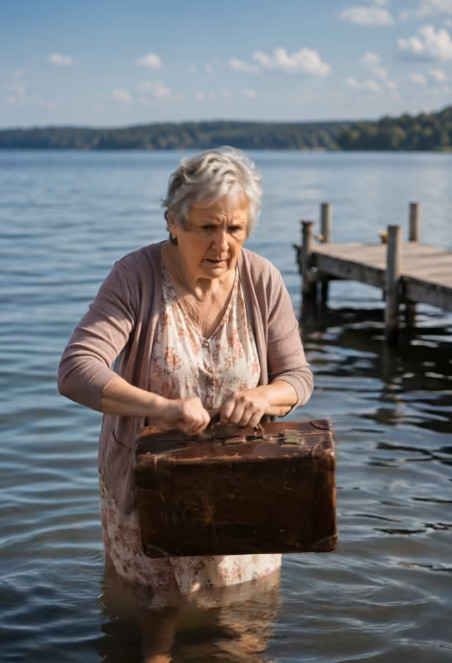 Slučajno sam vidjela snahu kako baca stari smeđi kofer u duboko jezero: odmah mi je izgledalo veoma čudno, a kada sam izvukla kofer iz vode, užasnula sam se onim što je bilo unutra 😲🫣 - featured image