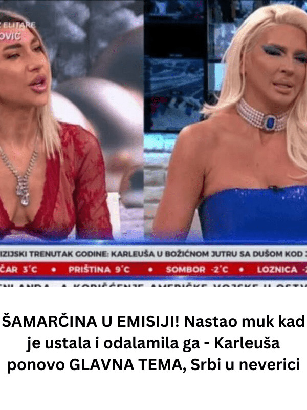ŠAMARČINA U EMISIJI! Nastao muk kad je ustala i odalamila ga – Karleuša ponovo GLAVNA TEMA, Srbi u neverici - featured image ŠAMARČINA U EMISIJI! Nastao muk kad je ustala i odalamila ga – Karleuša ponovo GLAVNA TEMA, Srbi u neverici - featured image