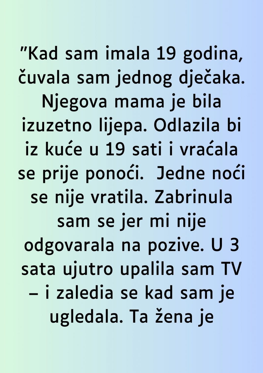 “Kad sam imala 19 godina…” - featured image “Kad sam imala 19 godina…” - featured image
