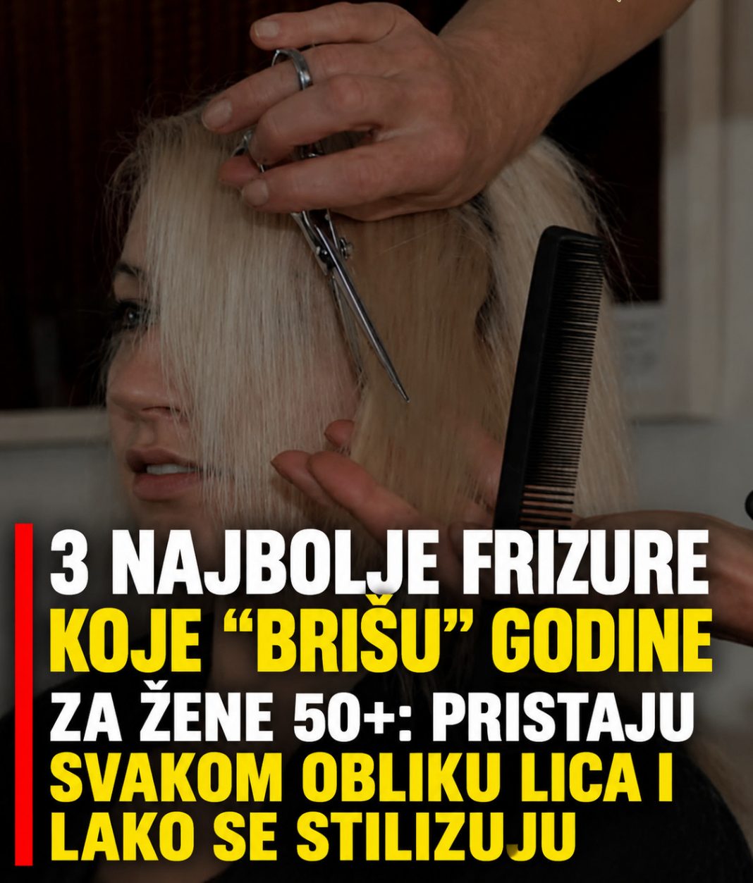 3 najbolje frizure koje “brišu” godine za žene 50+: Pristaju svakom obliku lica i lako se stilizuju - featured image