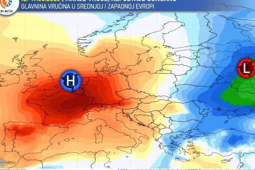 Stiže promjena vremena narednih dana, BH Meteo najavio kišu i pljuskove - featured image Stiže promjena vremena narednih dana, BH Meteo najavio kišu i pljuskove - featured image