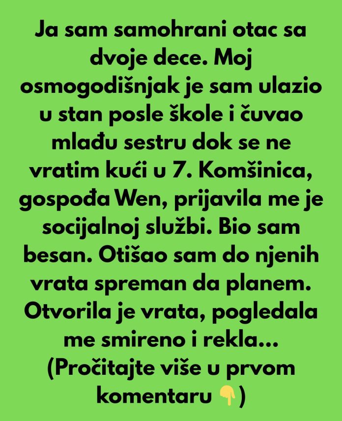 Ja sam samohrani otac sa dvoje dece, radim duple smene. - featured image
