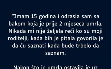 “Imam 15 godina i odrasla sam sa bakom koja je prije 2 mjeseca umrla…” “Imam 15 godina i odrasla sam sa bakom koja je prije 2 mjeseca umrla…” - featured image