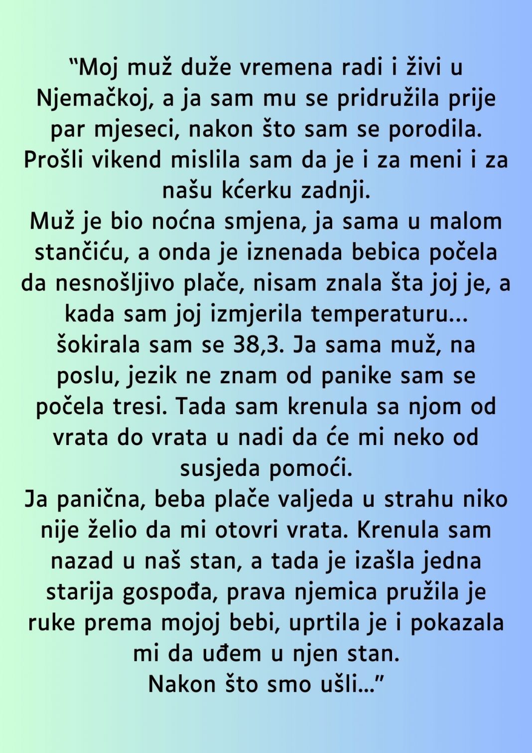 “Moj muž duže vremena radi i živi u Njemačkoj…” - featured image “Moj muž duže vremena radi i živi u Njemačkoj…” - featured image