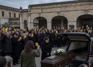 POGREBNA POVORKA MOGA SUPRUGA ZAUSTAVILA SE ISPRED NAPUŠTENOG AUTOBUSNOG KOLODVORA… A VIŠE OD STOTINU LJUDI ISTODOBNO JE PODIGNULO ISTU VRSTU ŽUTE KARTE KOJU JE ON ČUVAO TRIDESET GODINA. MISLILA SAM DA JE TO SAMO POSLJEDNJI POZDRAV, SVE DOK JEDNA MLADA ŽENA NIJE PRIŠLA LIJESU I REKLA: „OBEĆAO JE DA ĆE TI OTKRITI ISTINU PRIJE NEGO ŠTO UMRE.“ POGREBNA POVORKA MOGA SUPRUGA ZAUSTAVILA SE ISPRED NAPUŠTENOG AUTOBUSNOG KOLODVORA… A VIŠE OD STOTINU LJUDI ISTODOBNO JE PODIGNULO ISTU VRSTU ŽUTE KARTE KOJU JE ON ČUVAO TRIDESET GODINA. MISLILA SAM DA JE TO SAMO POSLJEDNJI POZDRAV, SVE DOK JEDNA MLADA ŽENA NIJE PRIŠLA LIJESU I REKLA: „OBEĆAO JE DA ĆE TI OTKRITI ISTINU PRIJE NEGO ŠTO UMRE.“ - featured image