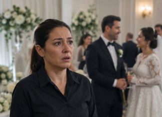 „Dok sam posluživala na jednom vjenčanju, podigla sam pogled prema stolu mladenaca… i osjetila kao da mi je srce stalo. Mladoženja je bio moj muž. Isti čovjek s kojim sam bila u braku sedam godina. U tom sam trenutku povjerovala da je cijeli moj život bio laž. Više nisam mogla jasno razmišljati. Znala sam samo jedno — svi će uskoro saznati tko je on zapravo.” „Dok sam posluživala na jednom vjenčanju, podigla sam pogled prema stolu mladenaca… i osjetila kao da mi je srce stalo. Mladoženja je bio moj muž. Isti čovjek s kojim sam bila u braku sedam godina. U tom sam trenutku povjerovala da je cijeli moj život bio laž. Više nisam mogla jasno razmišljati. Znala sam samo jedno — svi će uskoro saznati tko je on zapravo.” - featured image