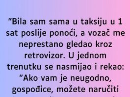 “Bila sam sama u taksiju u 1 sat poslije ponoći…” “Bila sam sama u taksiju u 1 sat poslije ponoći…” - featured image