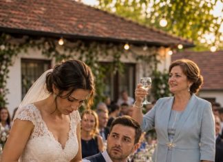 „Na vlastitom vjenčanju, tik prije nego što sam trebala izgovoriti ‘da’, moja je svekrva podignula čašu i pred svima rekla da sam djevojka koja se prilijepila za dobrog dečka kako bi pobjegla od siromaštva. Tada sam pogledala muškarca kojeg sam voljela… a njegov smijeh rekao mi je sve što sam trebala znati.“ „Na vlastitom vjenčanju, tik prije nego što sam trebala izgovoriti ‘da’, moja je svekrva podignula čašu i pred svima rekla da sam djevojka koja se prilijepila za dobrog dečka kako bi pobjegla od siromaštva. Tada sam pogledala muškarca kojeg sam voljela… a njegov smijeh rekao mi je sve što sam trebala znati.“ - featured image