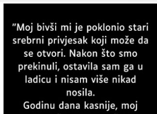 “Moj bivši mi je poklonio stari srebrni privjesak…” “Moj bivši mi je poklonio stari srebrni privjesak…” - featured image