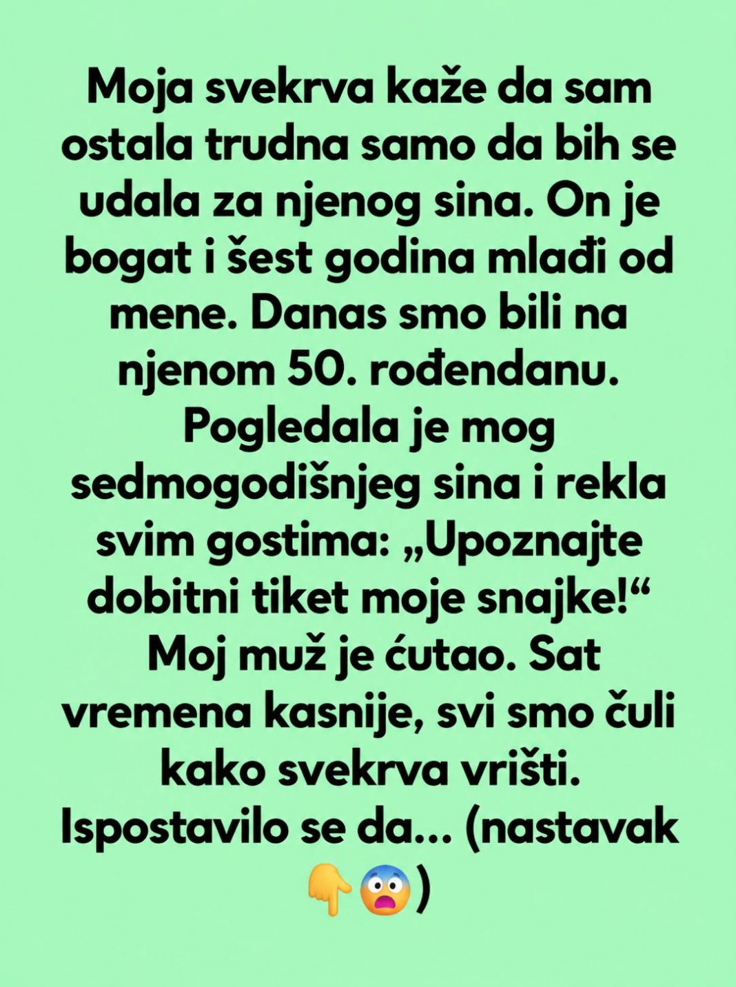 Svekrva je snahu pred svima nazvala „dobitnim tiketom“ zbog unuka, ali nije očekivala ono što je uslijedilo! - featured image