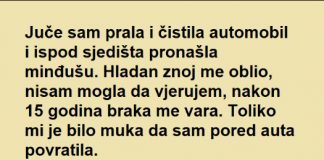 Čistila automobil i ispod sedišta pronašla minđušu ali pravi ŠOK je tek USLEDIO! Čistila automobil i ispod sedišta pronašla minđušu ali pravi ŠOK je tek USLEDIO! - featured image