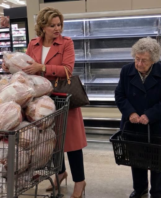 Bogata žena kupila je sve ćurke na akciji, dok je starija baka preklinjala da ostavi bar jednu za svog bolesnog unuka. Tada se iz zvučnika supermarketa začuo muški glas, a žena je odjednom prebledela. - featured image